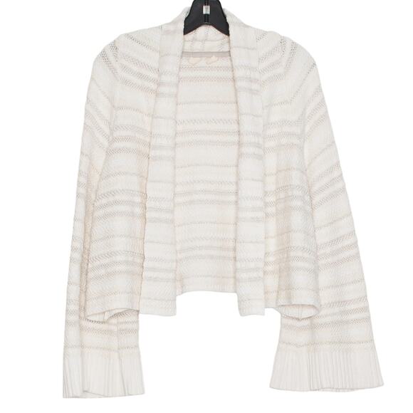 Moth Cardigan Sweater Cottagecore Romantic Coquette Minimalist Bell Sleeve Small - Picture 1 of 8